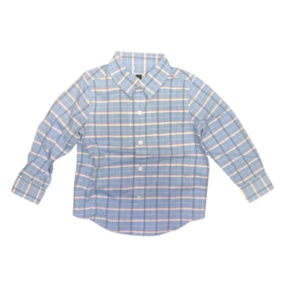 Janie and Jack Plaid Button Down Shirt Size 2T - Picture 5 of 7